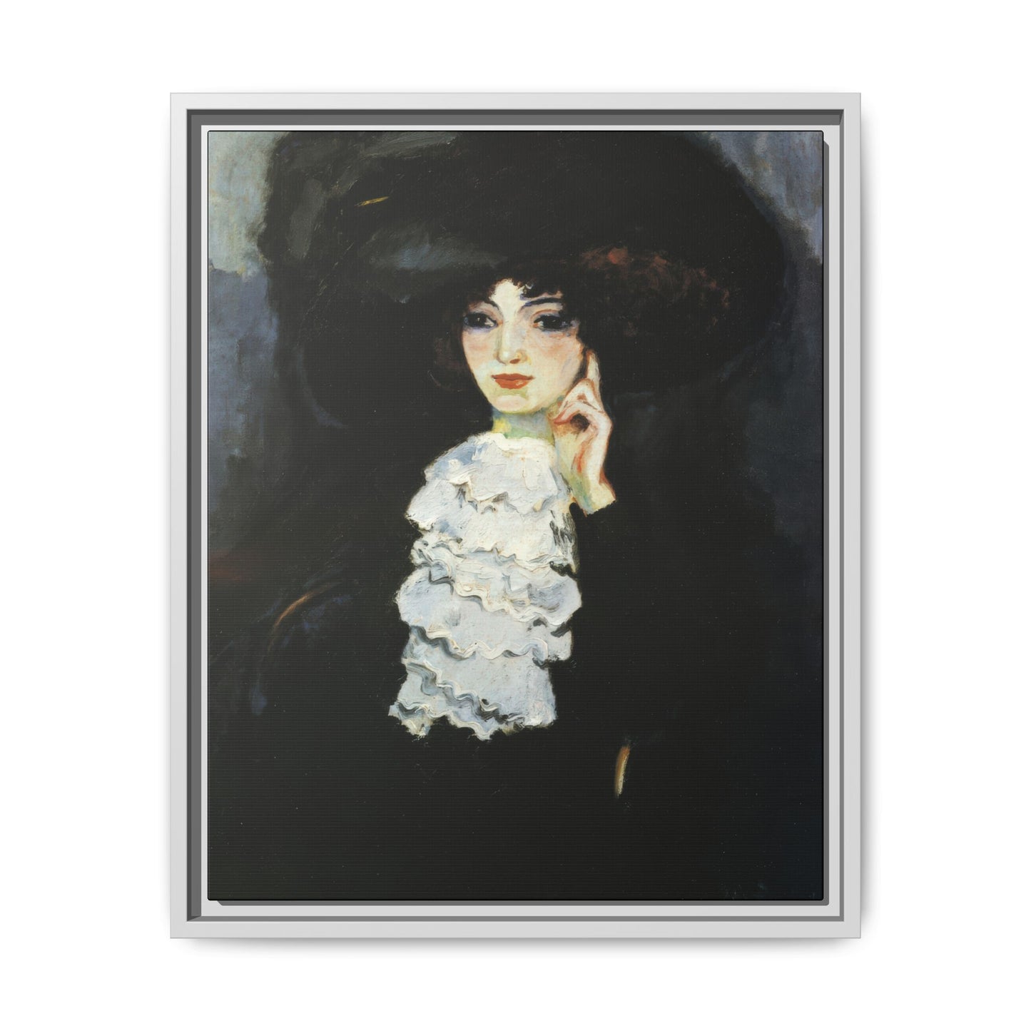 Van Dongen, Kees - Woman with Frill (1905) - Matte Canvas, Framed