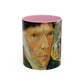 Van Gogh, Vincent - Self Portrait with Bandaged Ear (1889) - Colorful Accent Mugs