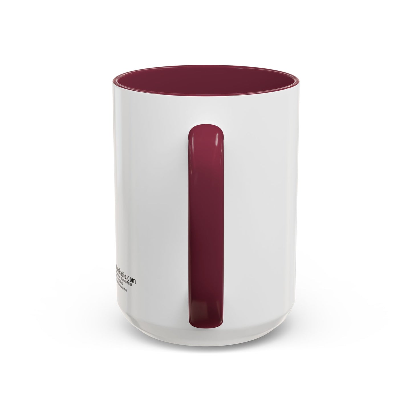 AdamPacio.com - Black Logo - Colorful Accent Mugs