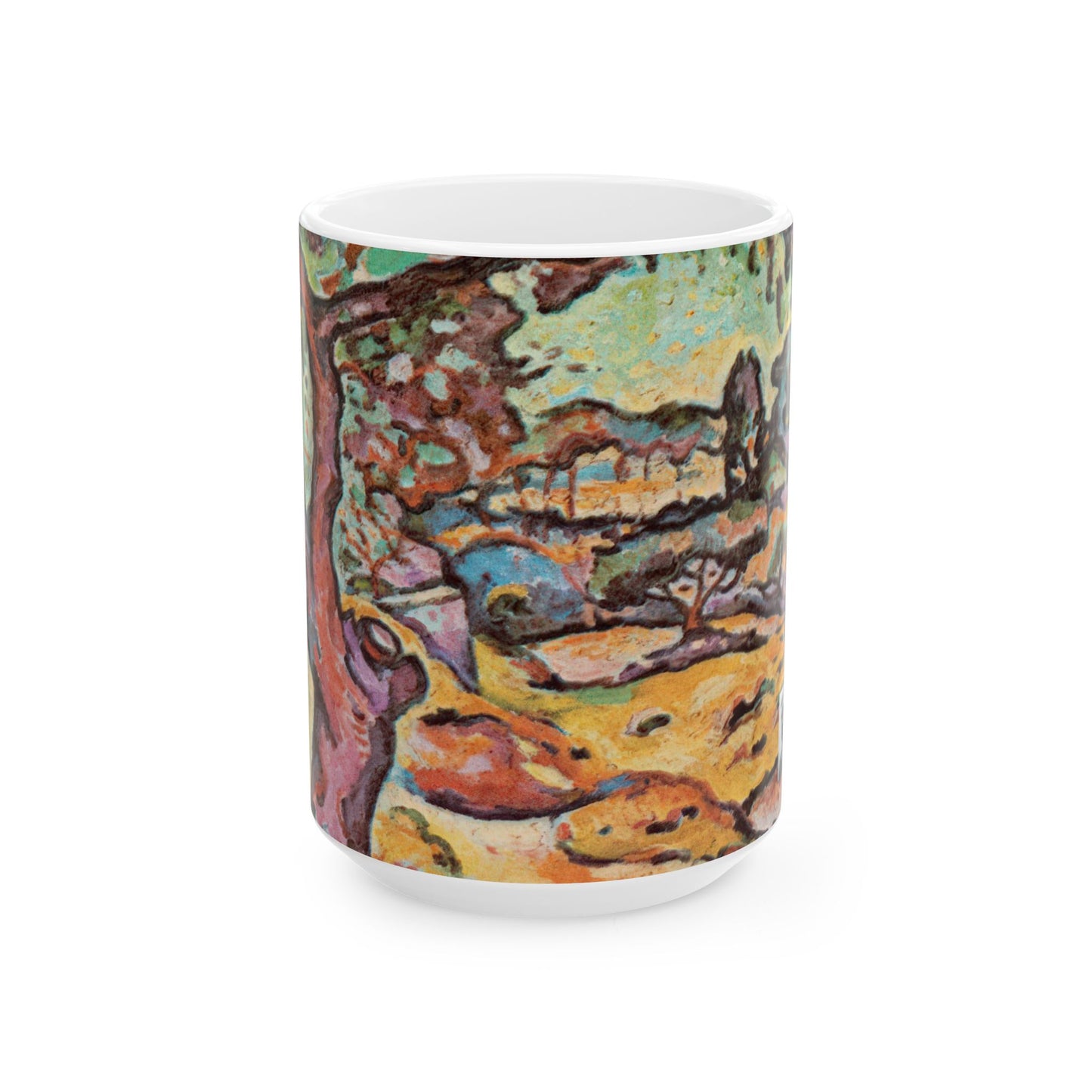 Braque, Georges - Olive Tree near L'Estaque (1906) - Ceramic Mug
