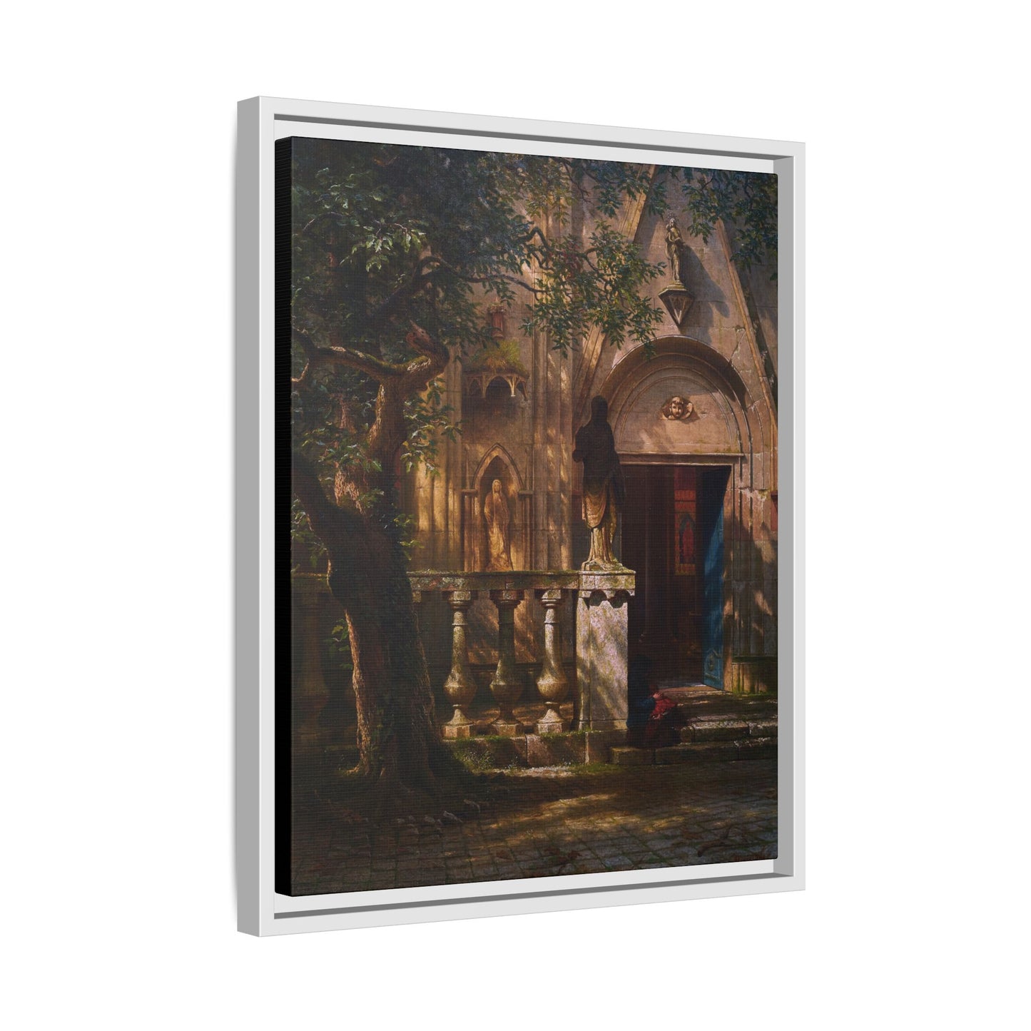 Bierstadt, Albert - Sunlight and Shadow  (1854) - Matte Canvas, Framed