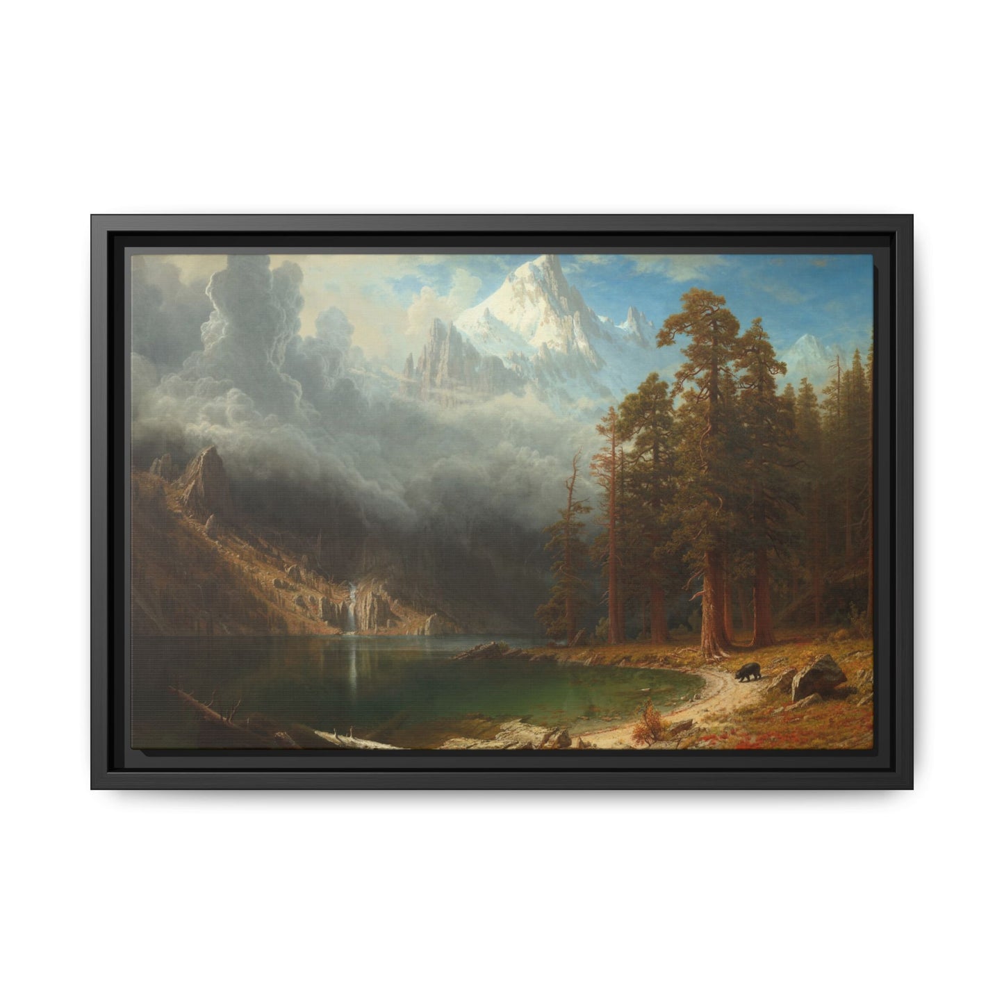 Bierstadt, Albert - Mount Corcoran (1877) - Matte Canvas, Framed