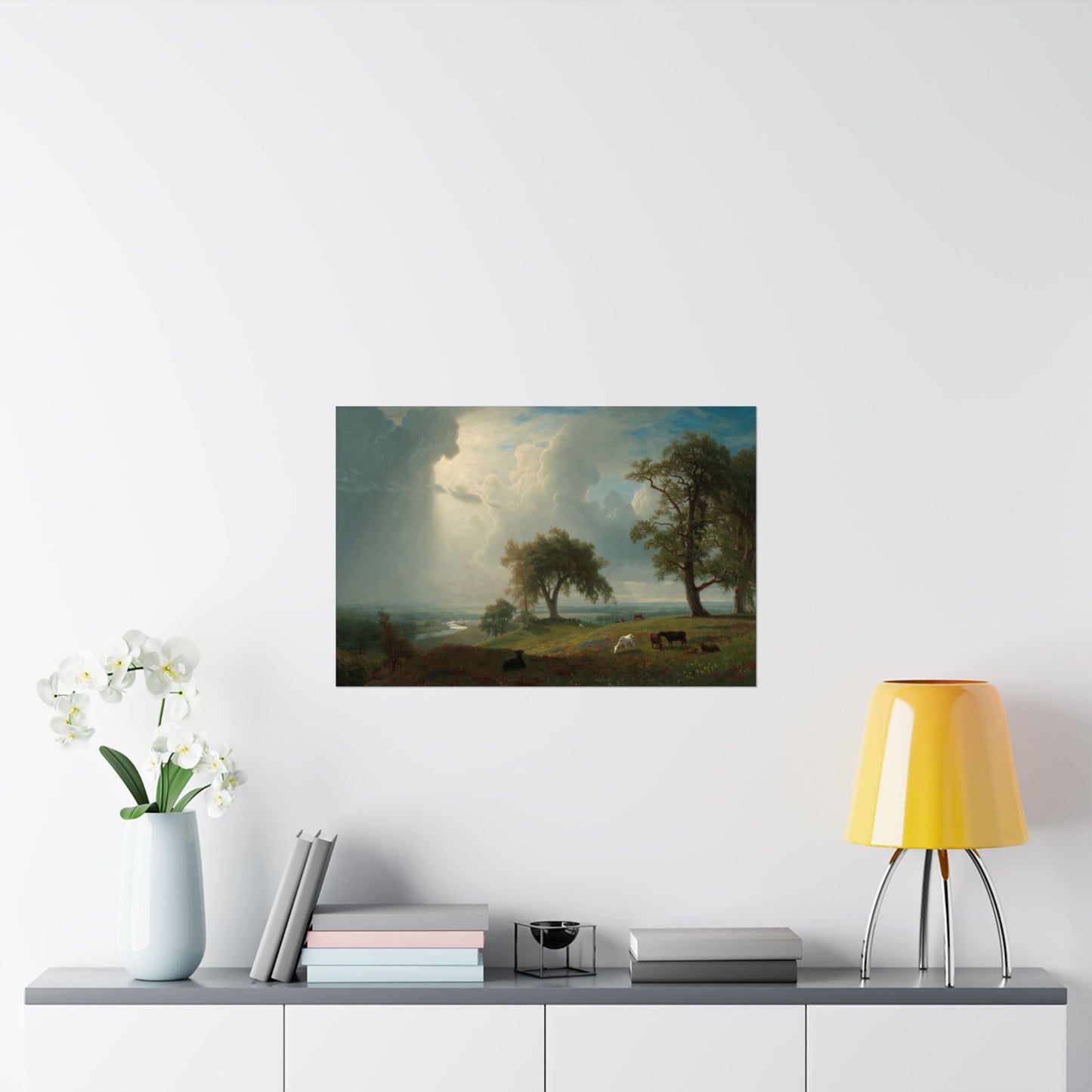 Bierstadt, Albert - California Spring (1875) - Satin Posters