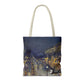 Pissarro, Camille - The Boulevard Montmartre At Night (1897) - Tote Bag