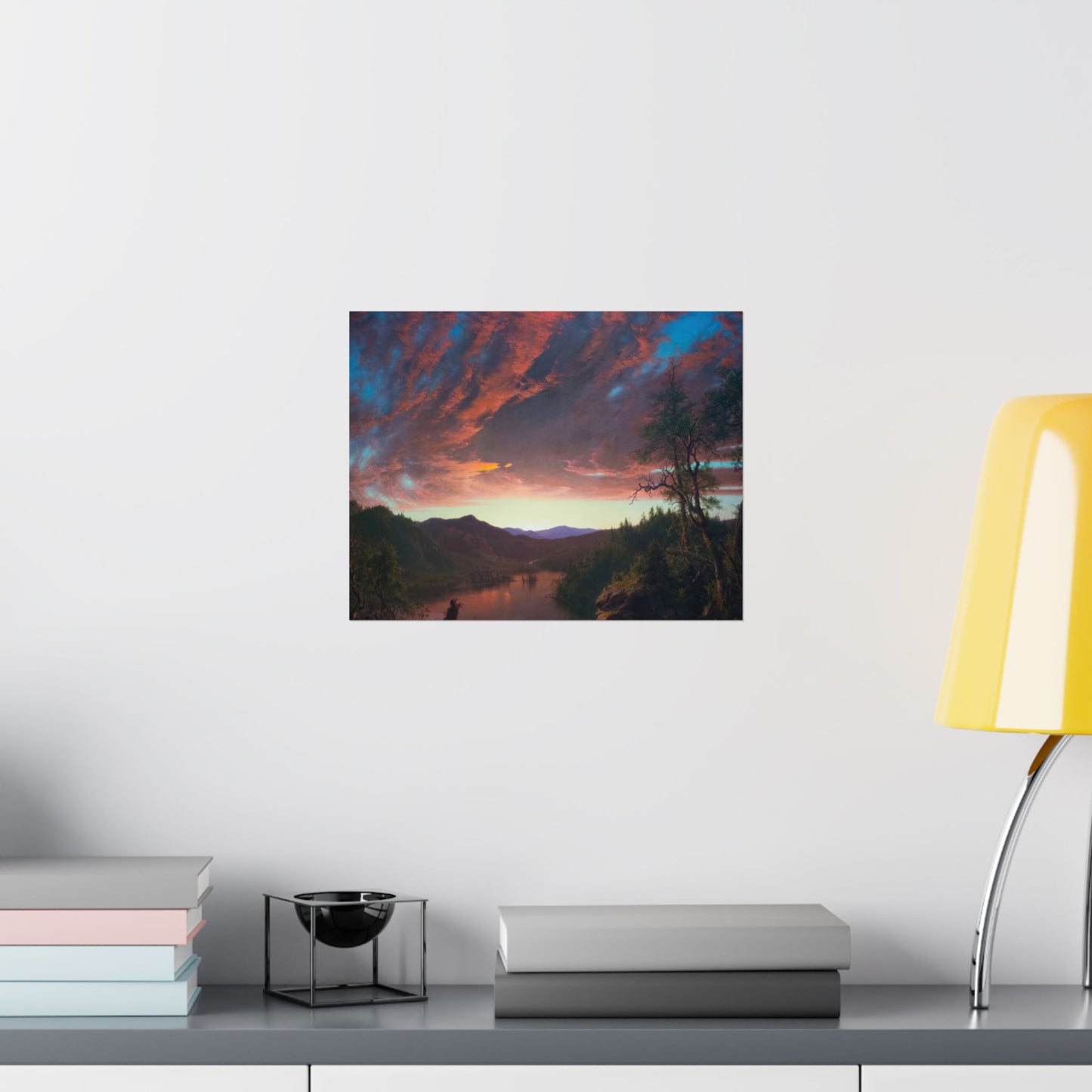 Church, Frederic Edwin - Twilight in the Wilderness  (1860) - Satin Posters