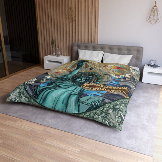 Pacio, Adam - Liberty Mandala - Microfiber Duvet Cover