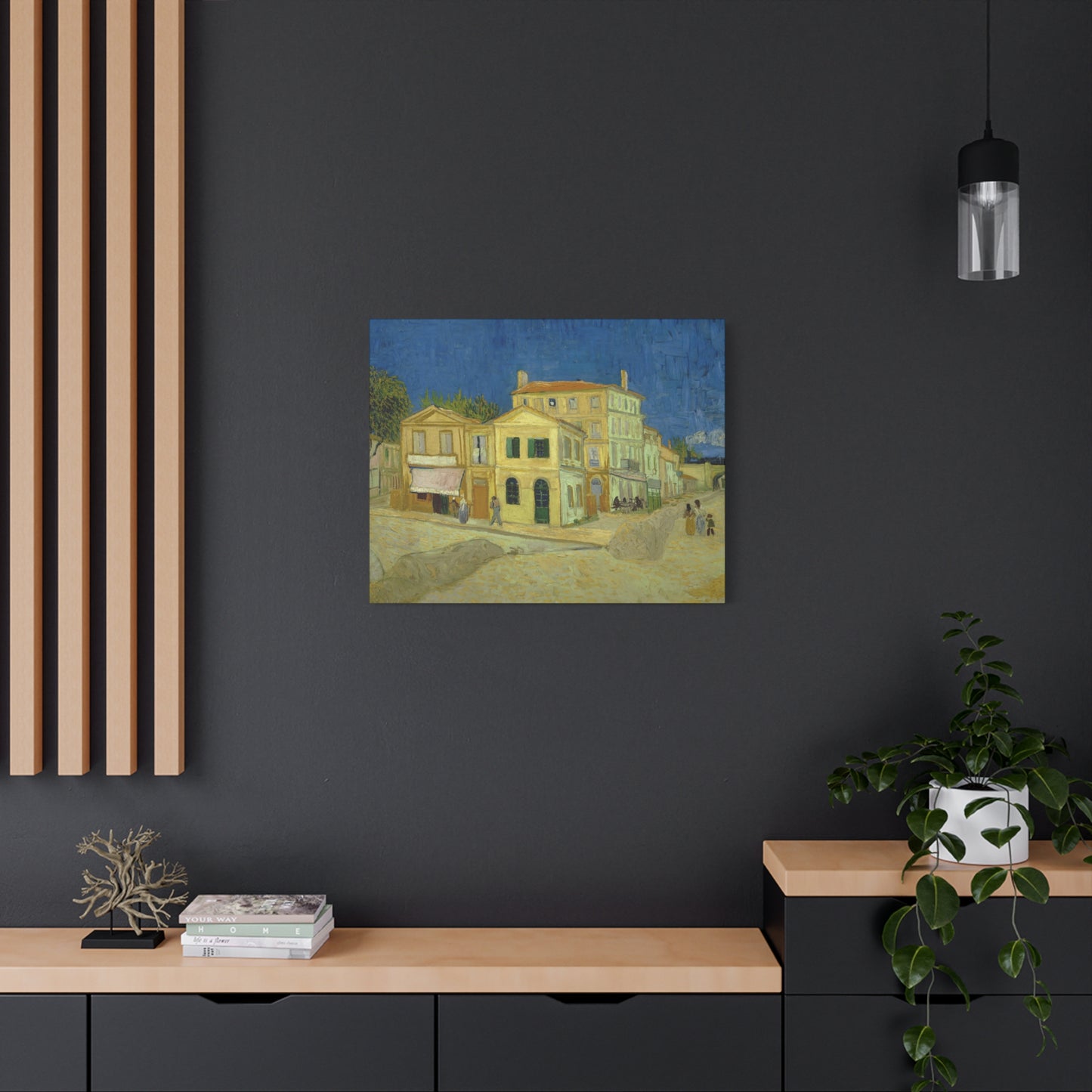 Van Gogh, Vincent - The Yellow House (1888)- Canvas Block, unframed