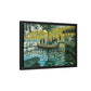Monet, Claude - La Grenouillere (1869) - Matte Canvas, Framed