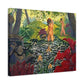 Ranson, Paul - The Lotus Bather (1906) - Canvas Block, unframed