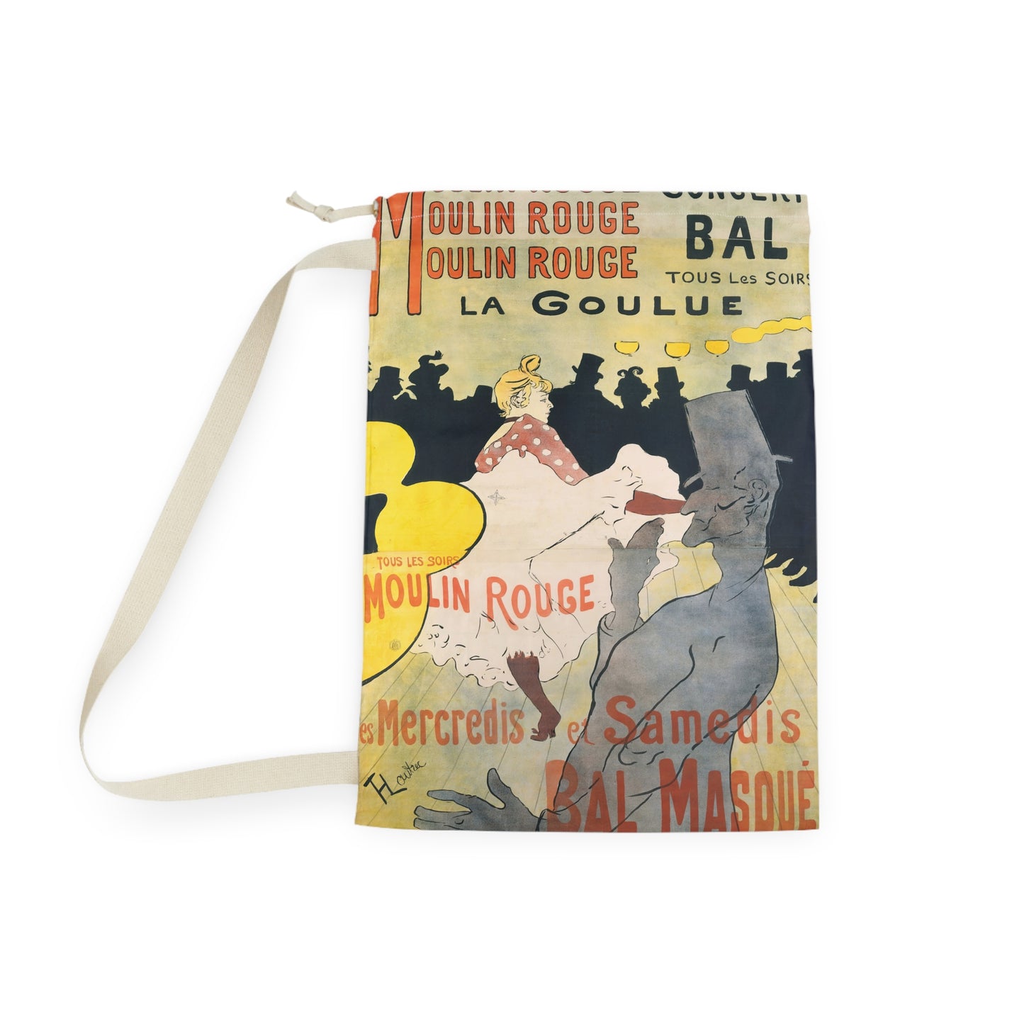 Toulouse-Lautrec, Henri - Moulin Rouge - La Goulue (1891) - Laundry Bag