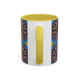 Emerald Arrows Mandala - Colorful Accent Mugs