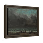 Courbet, Gustave - The Sea (1865) - Matte Canvas, Framed