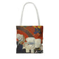 Gauguin, Paul - Vision of the Sermon (Jacob Wrestling with the Angel) (1888) - Tote Bag