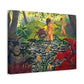 Ranson, Paul - The Lotus Bather (1906) - Canvas Block, unframed
