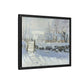 Monet, Claude - The Magpie (1868) - Matte Canvas, Framed