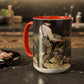Courbet, Gustave - The Stone Breakers (1850) - Colorful Accent Mugs