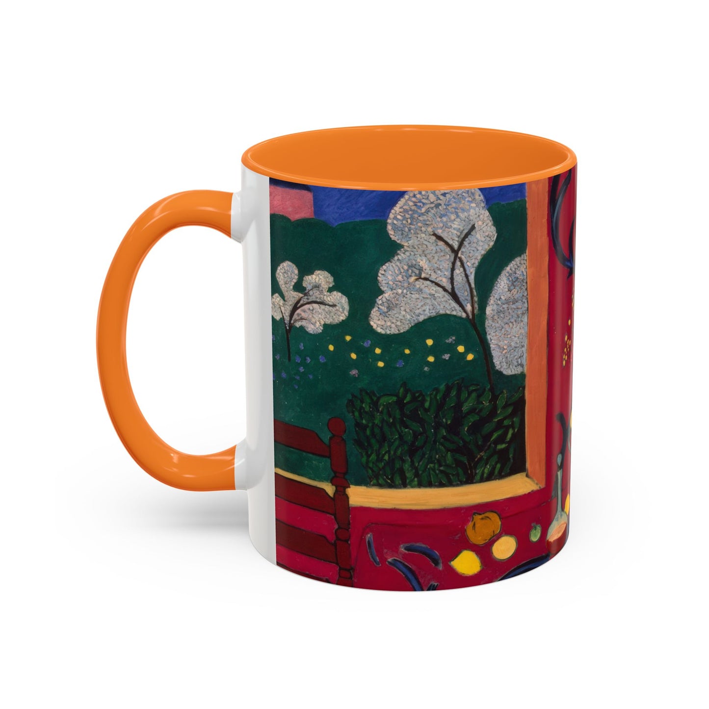 Matisse, Henri - The Dessert Harmony in Red (1908) - Colorful Accent Mugs
