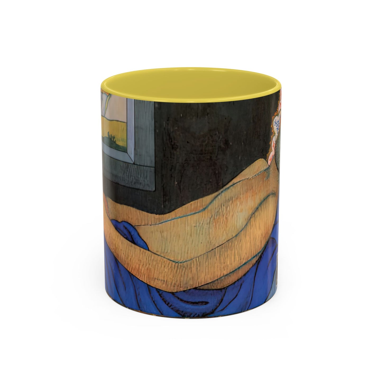 Filiger, Charles - The Recumbent Christ (1895) - Colorful Accent Mugs