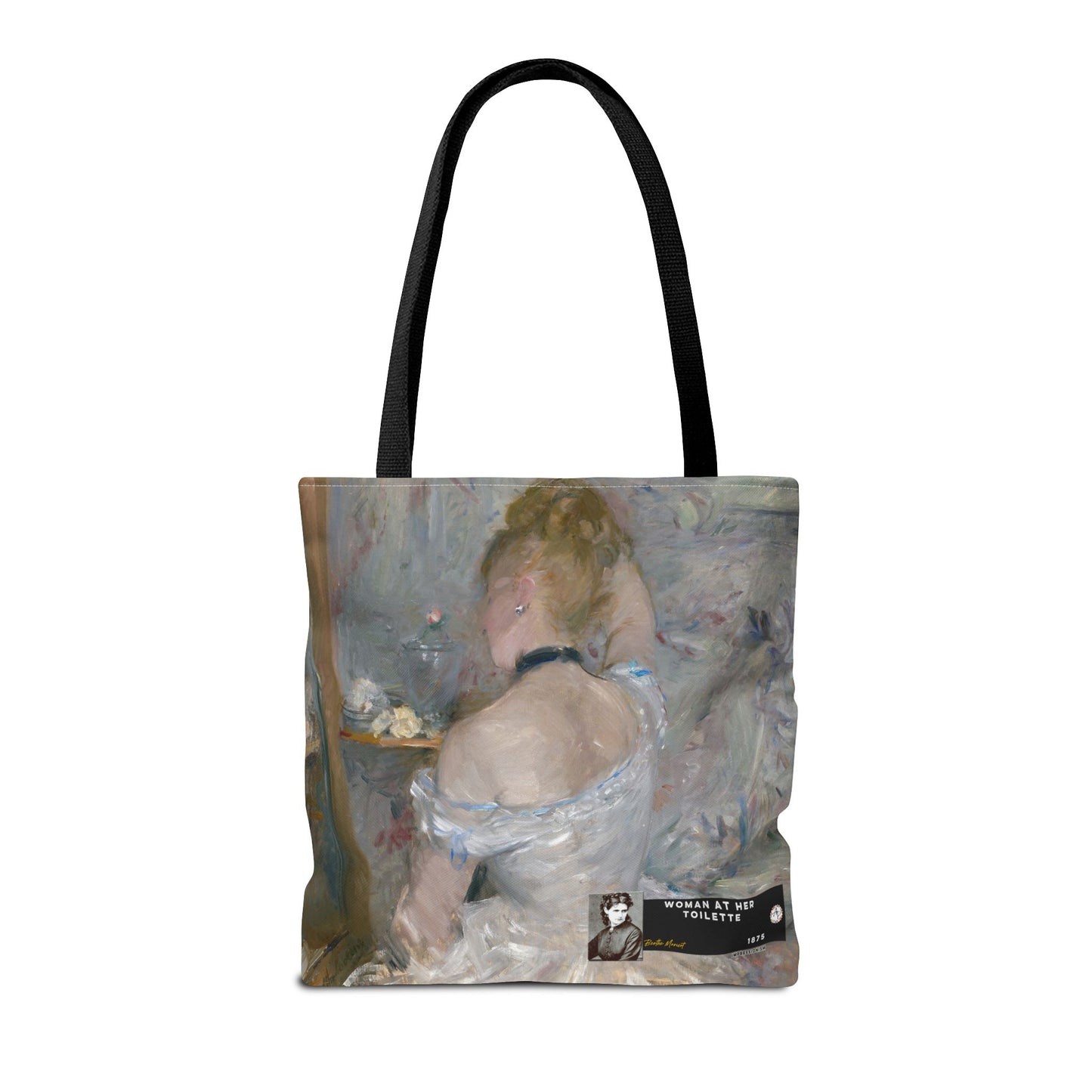 Morisot, Berthe - Woman at Her Toilette (1880) - Tote Bag