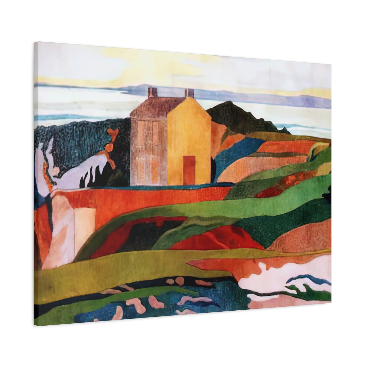 Filiger, Charles - The Hangman’s House (1891) - Canvas Block, unframed