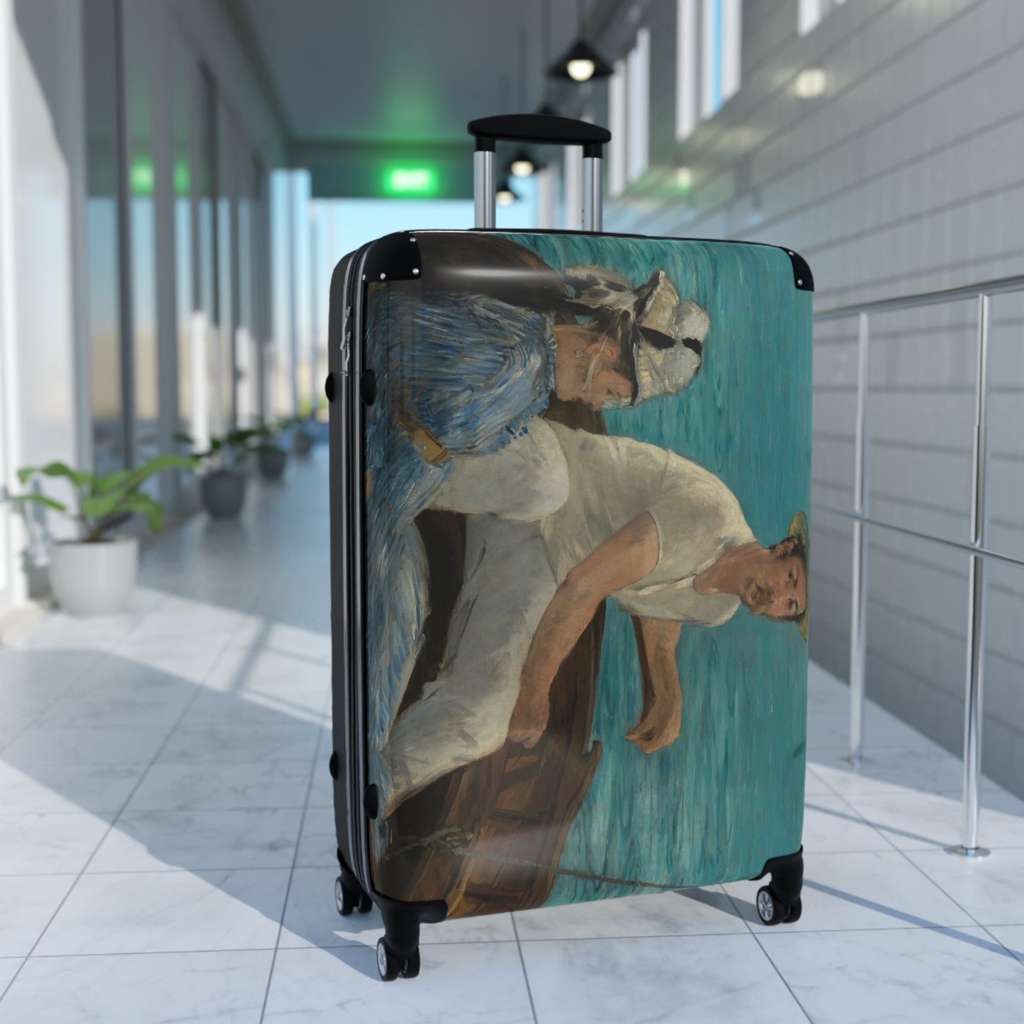 Manet, Édouard - Boating (1874) - Suitcase