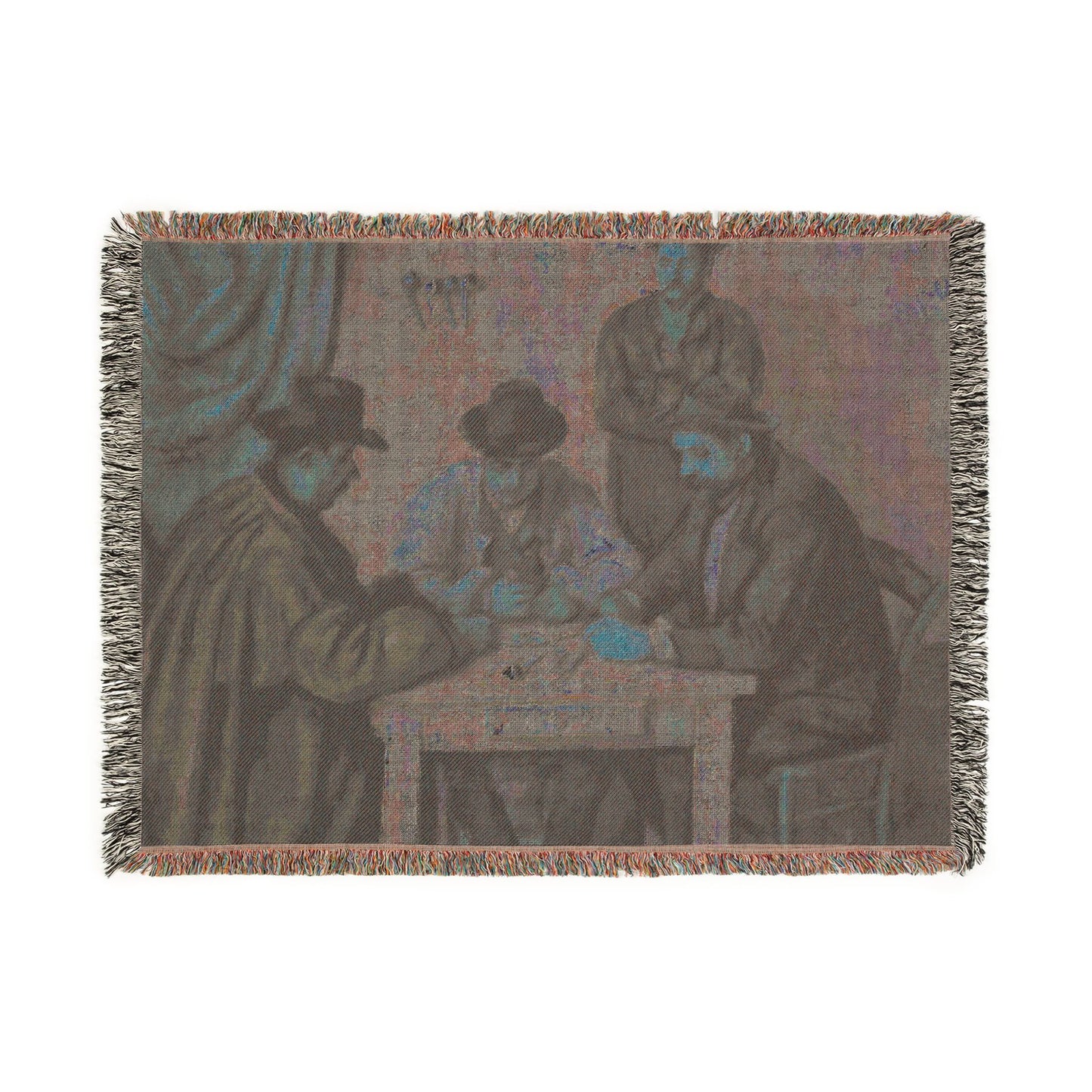 Cézanne, Paul - The Card Players (1892) - Woven Blanket