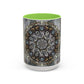 Pacio, Adam - Memento Mori Mandala - Colorful Accent Mugs