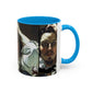 Courbet, Gustave - The Desperate Man (1843) - Colorful Accent Mugs