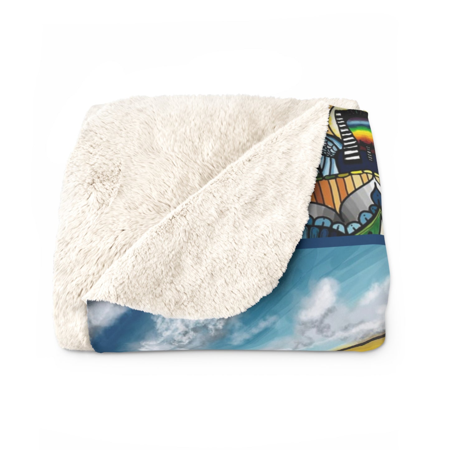 Celestia Mandala - Sherpa Fleece Blanket