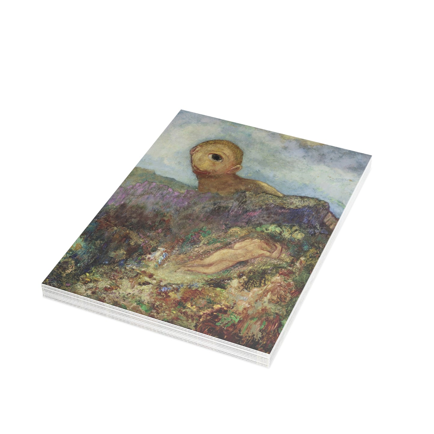 Redon, Odilon - The Cyclops (1914) - Postcard Bundles with Envelopes Included