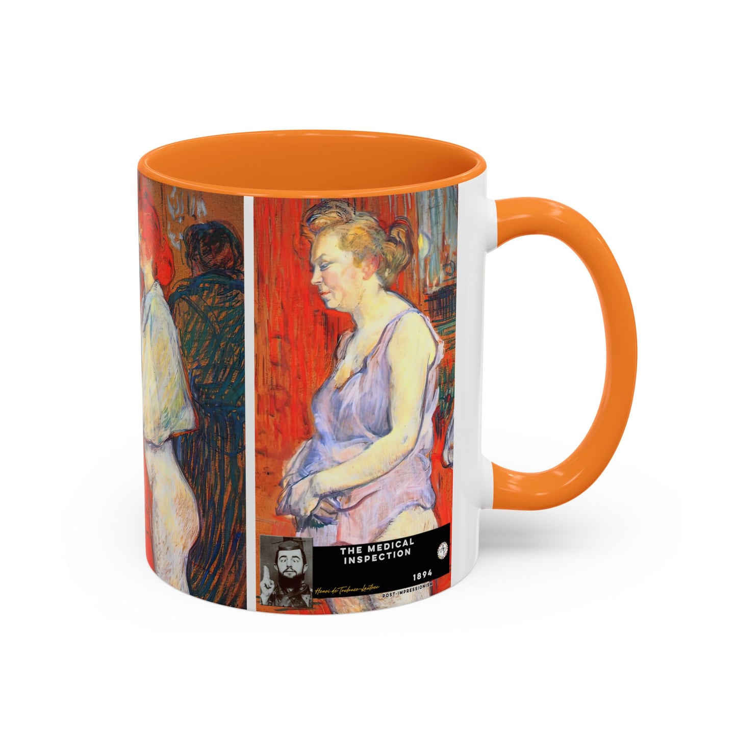 Toulouse-Lautrec, Henri - The Medical Inspection (1894) - Colorful Accent Mugs