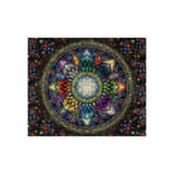 Mystic Jewel Mandala - Crushed Velvet Blanket