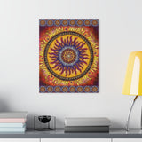 Solar Disc Mandala - Acrylic Block