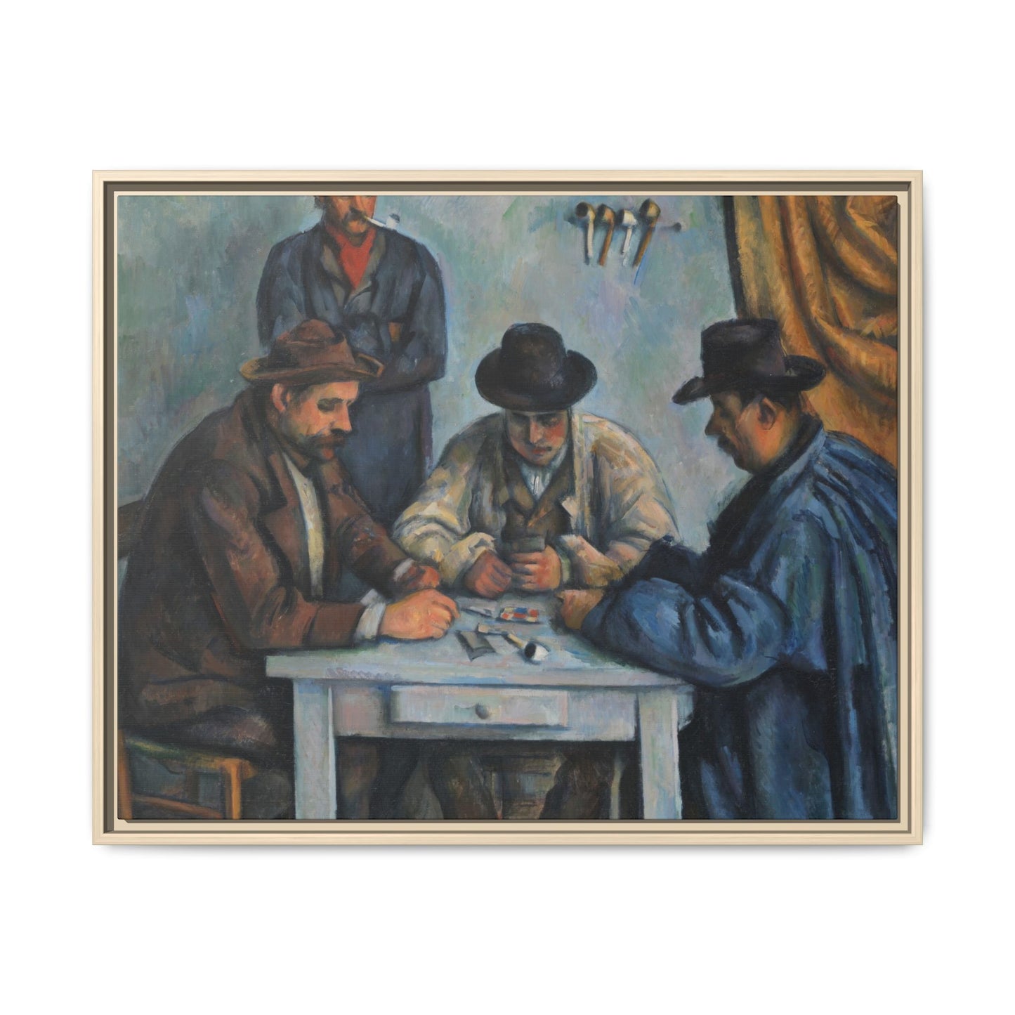 Cézanne, Paul - The Card Players (1892) - Matte Canvas, Framed