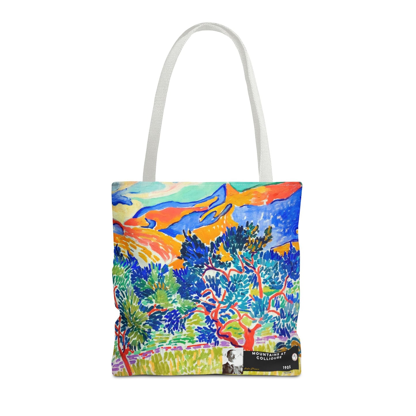 Derain, André - Mountains at Collioure (1905) - Tote Bag