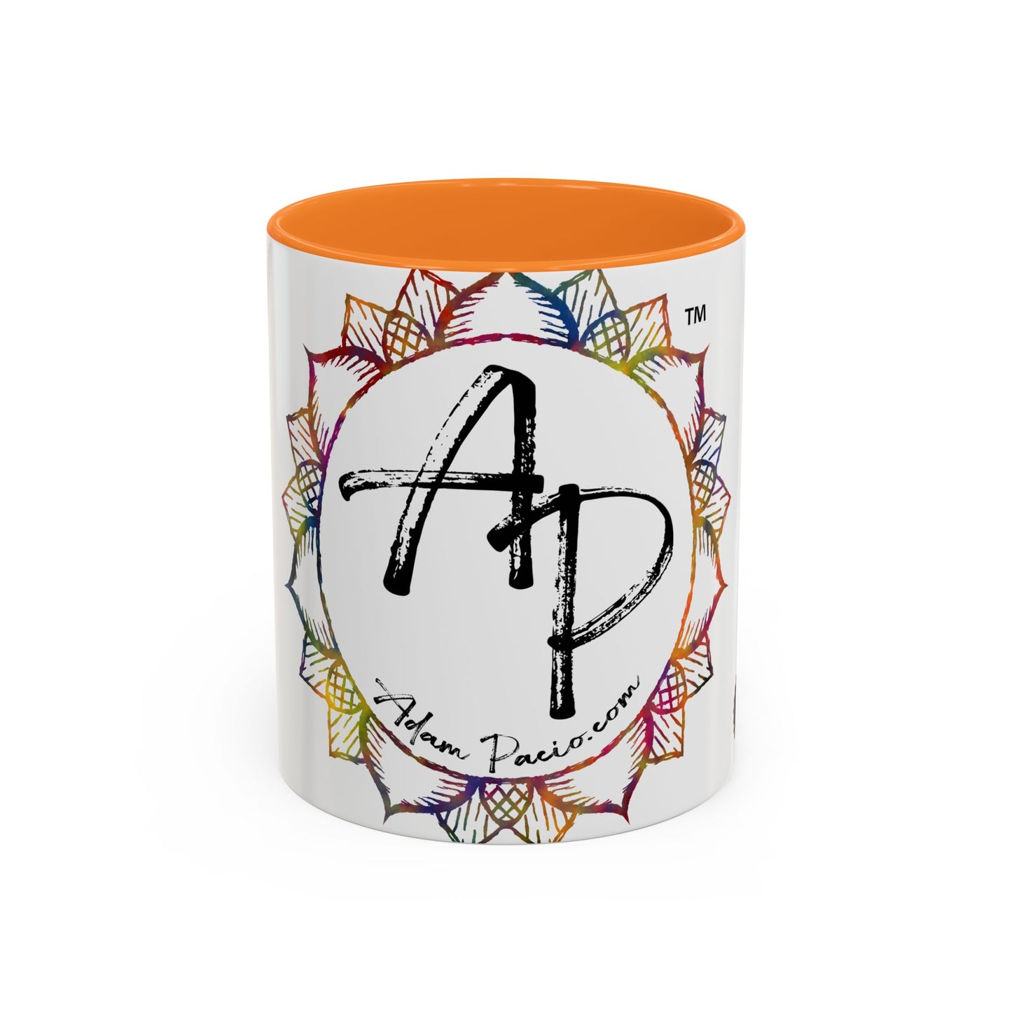 AdamPacio.com - White Logo - Colorful Accent Mugs