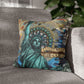 Pacio, Adam - Liberty Mandala - Suede Square Pillowcase