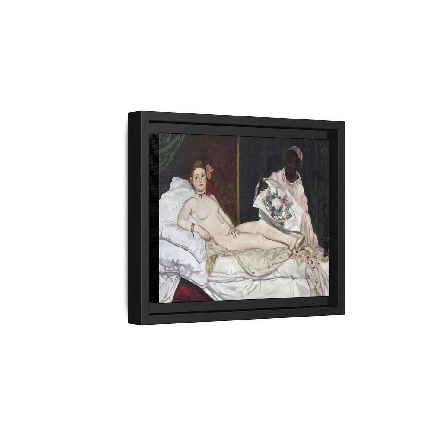 Manet, Édouard - Olympia (1870) - Matte Canvas, Framed