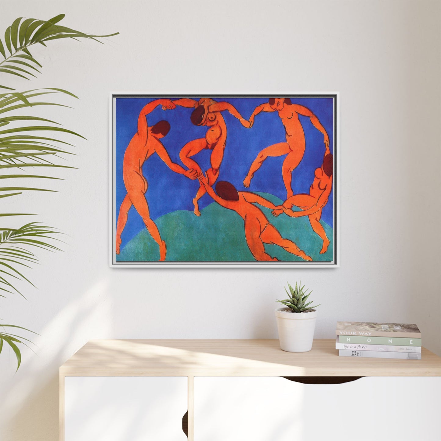 Matisse, Henri - Dance (II) (1910) - Matte Canvas, Framed