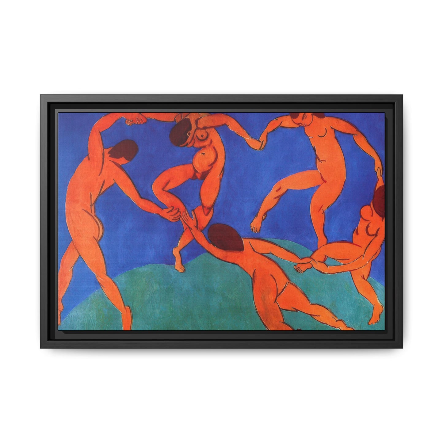 Matisse, Henri - Dance (II) (1910) - Matte Canvas, Framed