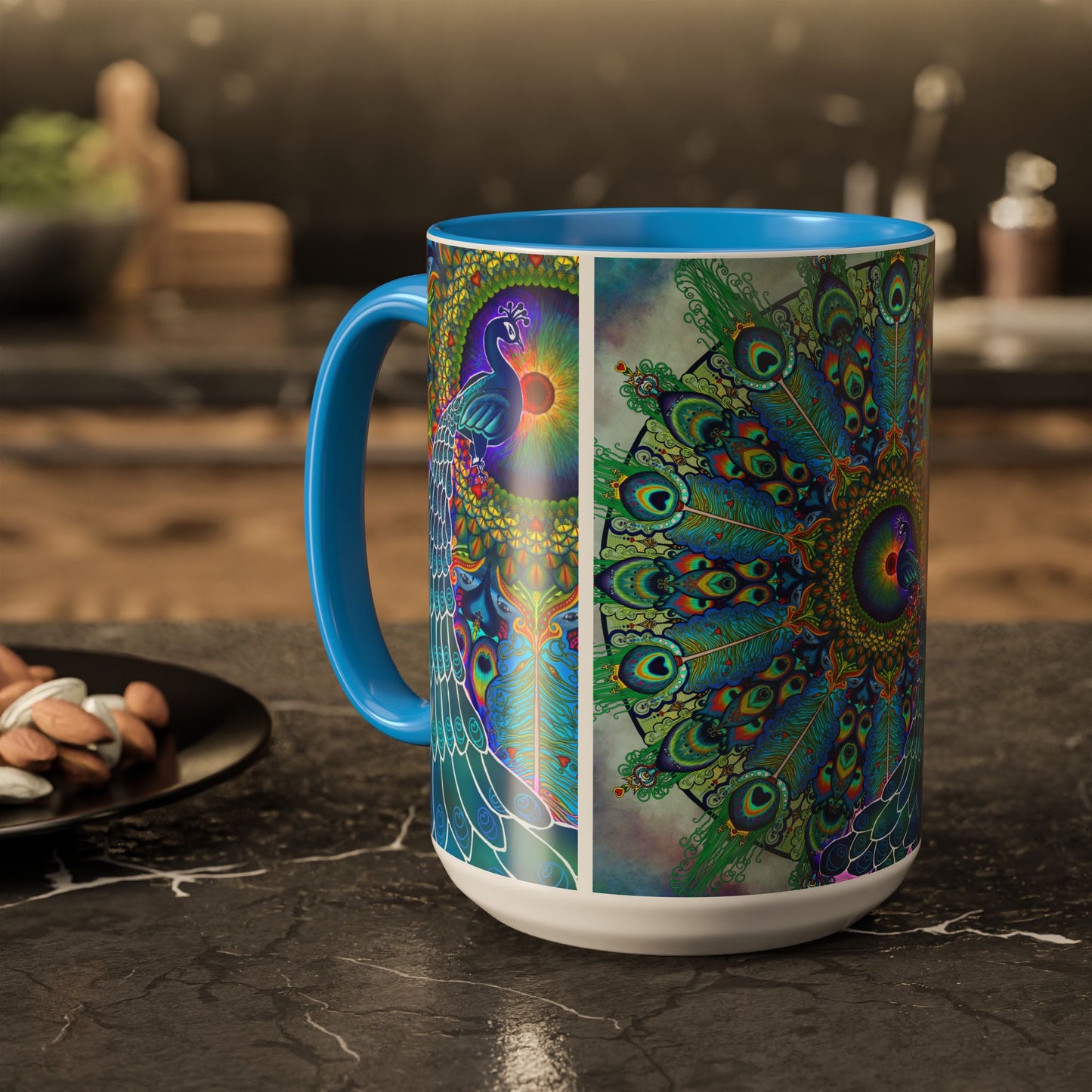 Pacio, Adam - Melek Taus Mandala - Colorful Accent Mugs
