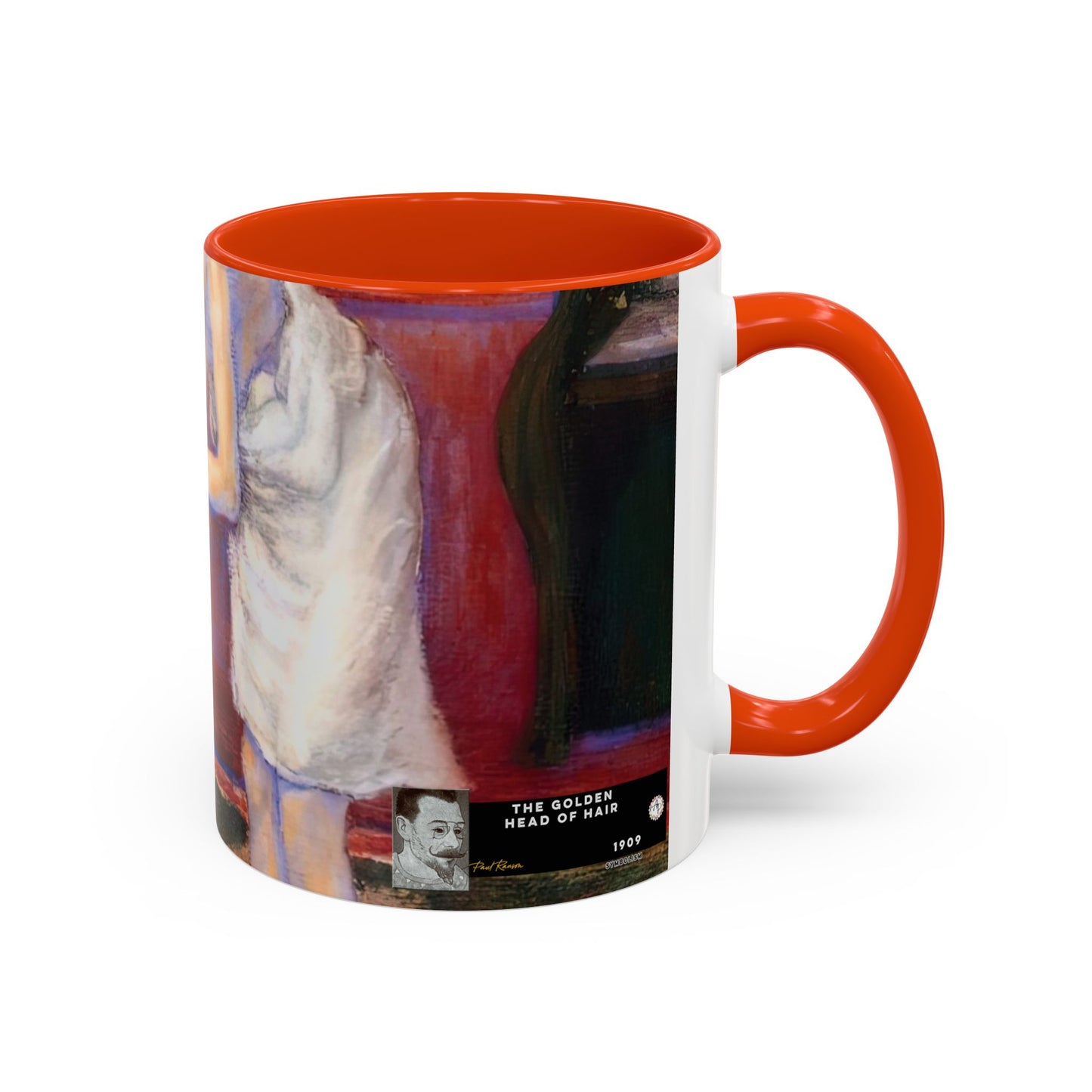 Ranson, Paul - The Golden Head of Hair (1909) - Colorful Accent Mugs