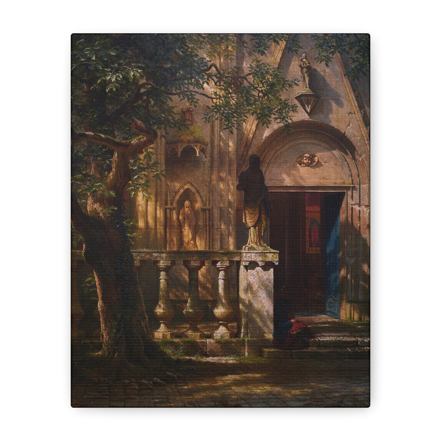 Bierstadt, Albert - Sunlight and Shadow  (1854) - Canvas Block, unframed