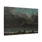 Courbet, Gustave - The Sea (1865) - Canvas Block, unframed
