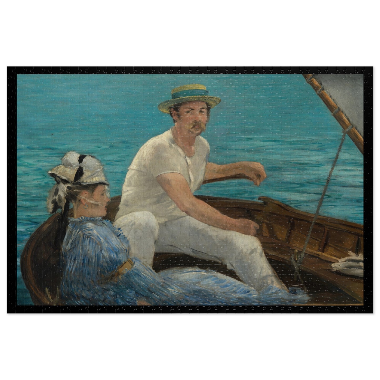 Manet, Édouard - Boating (1874) - 1000pc Jigsaw Puzzle