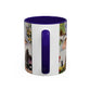 Cézanne, Paul - A Modern Olympia (1874) - Colorful Accent Mugs