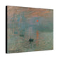 Monet, Claude - Impression, Sunrise (1872) - Canvas Block, unframed