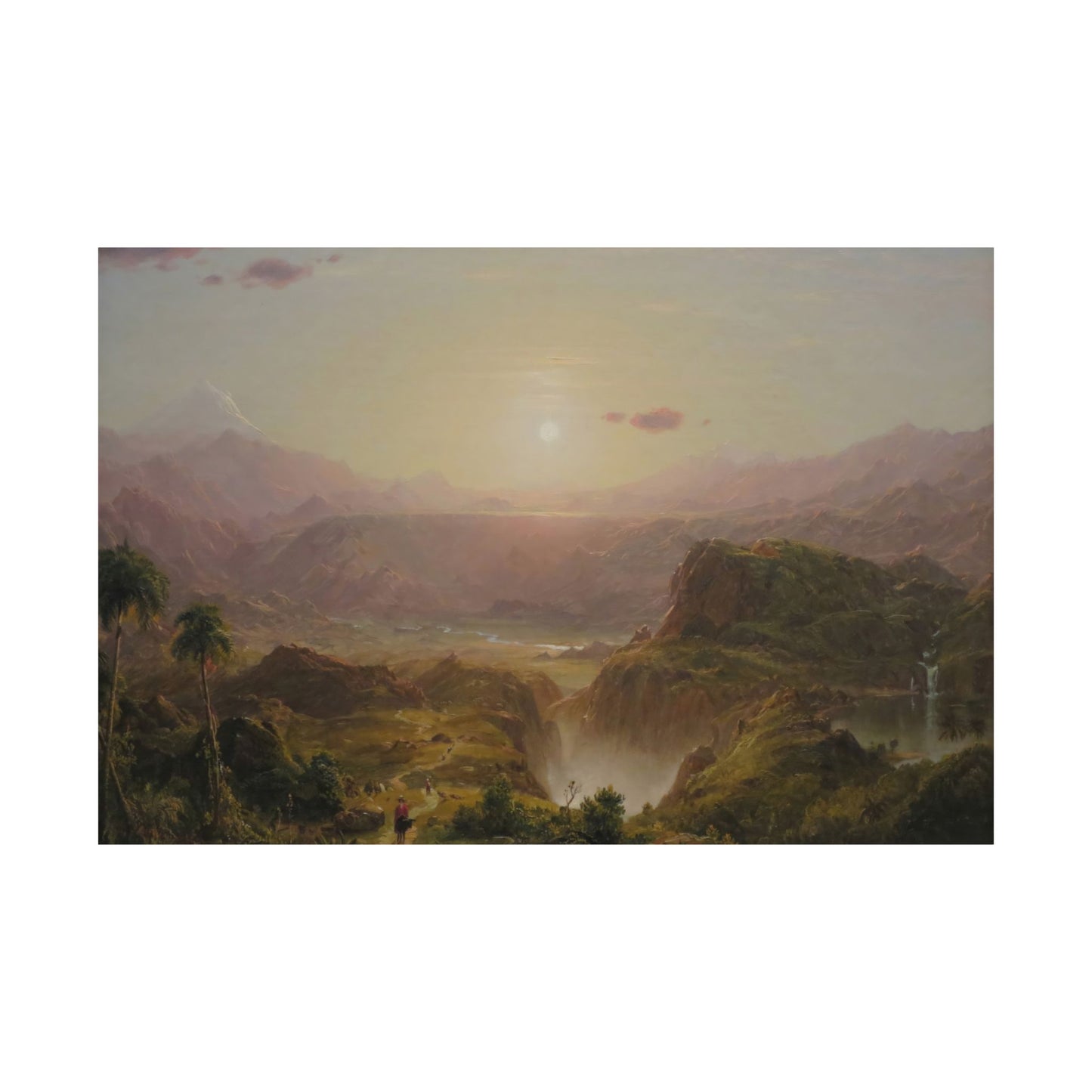 Church, Frederic Edwin - The Andes of Ecuador  (1854) - Satin Posters