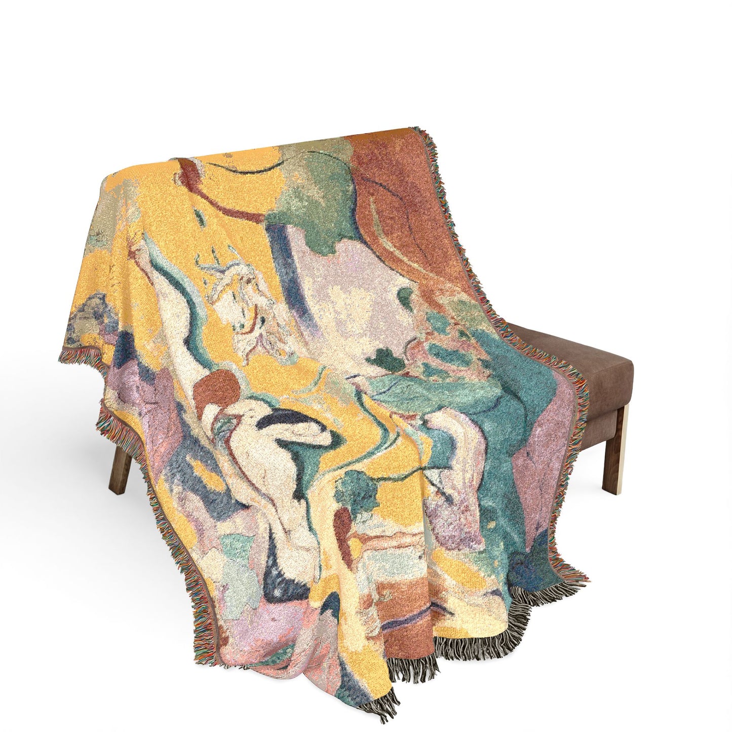 Matisse, Henri - The Joy of Life (1905) - Woven Blanket