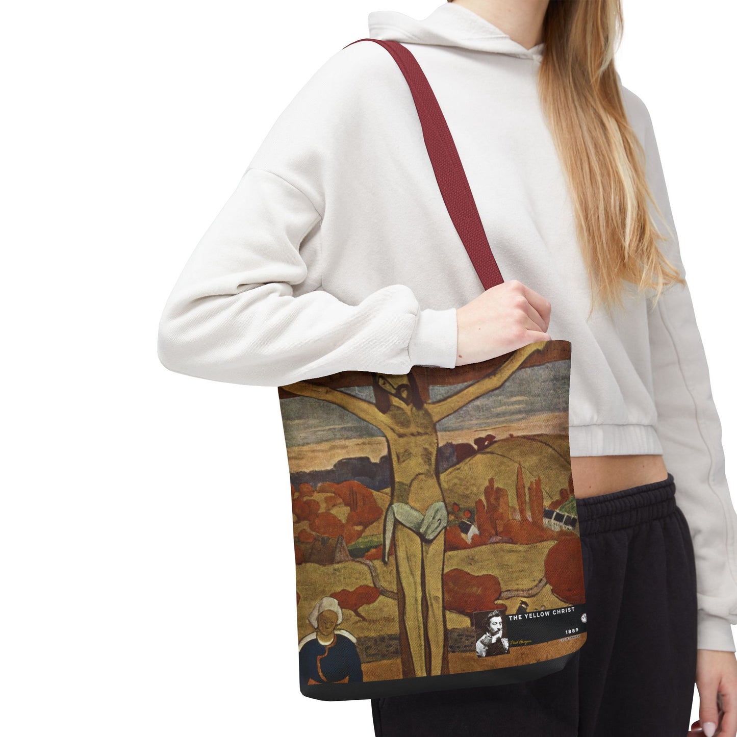 Gauguin, Paul - The Yellow Christ (1889) - Tote Bag